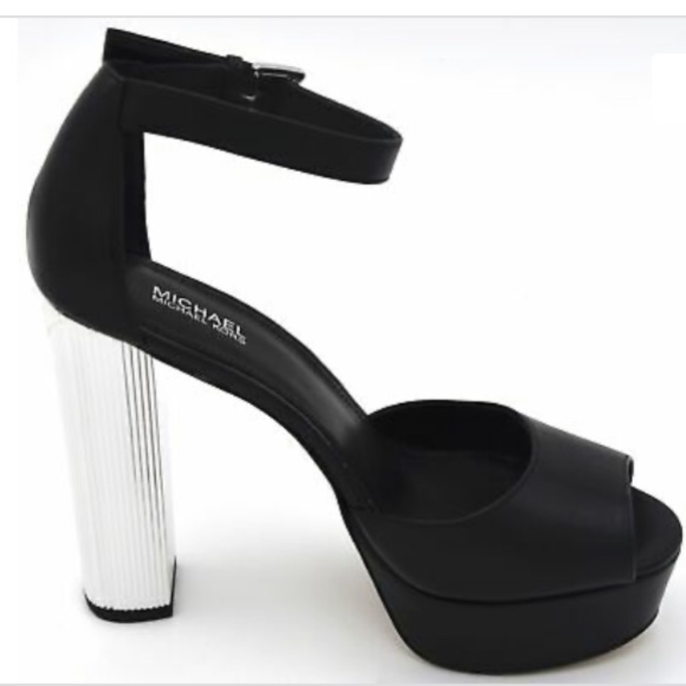 Michael Kors Paloma leather heels with box